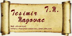 Tešimir Magovac vizit kartica